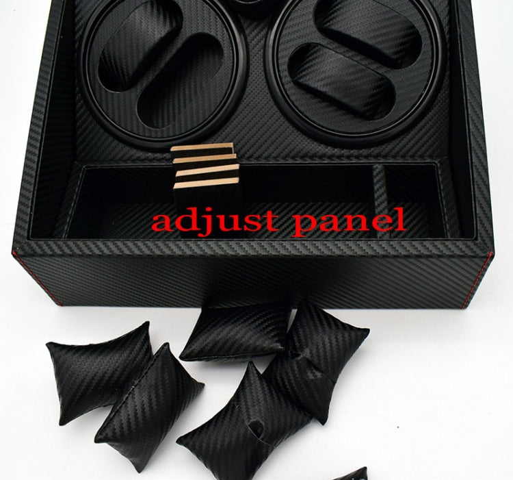 4+6 Automatic Rotation Leather Watch Winder Storage Display Case Box