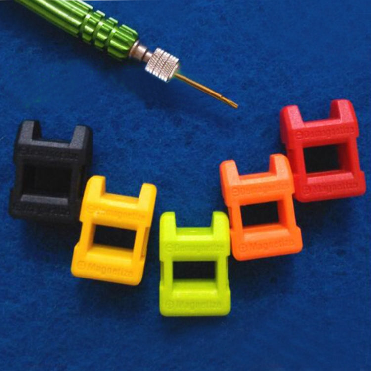 4 PCS Screwdriver Plus Magnetizer Demagnetizer Degaussing Punch Random Color Delivery-Reluova