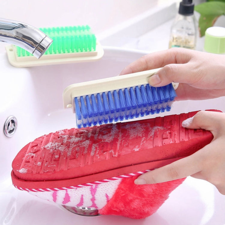 4 PCS Household Soft Bristle Laundry Brush Plastic Cleaning Brush Washing Shoe Brush Random Color