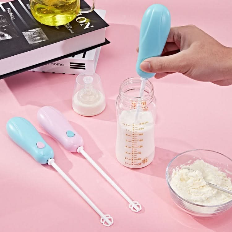 Mini Portable Kitchen Electric Hand Whisk Mixer Plastic Coffee Milk Egg Beater - Reluova