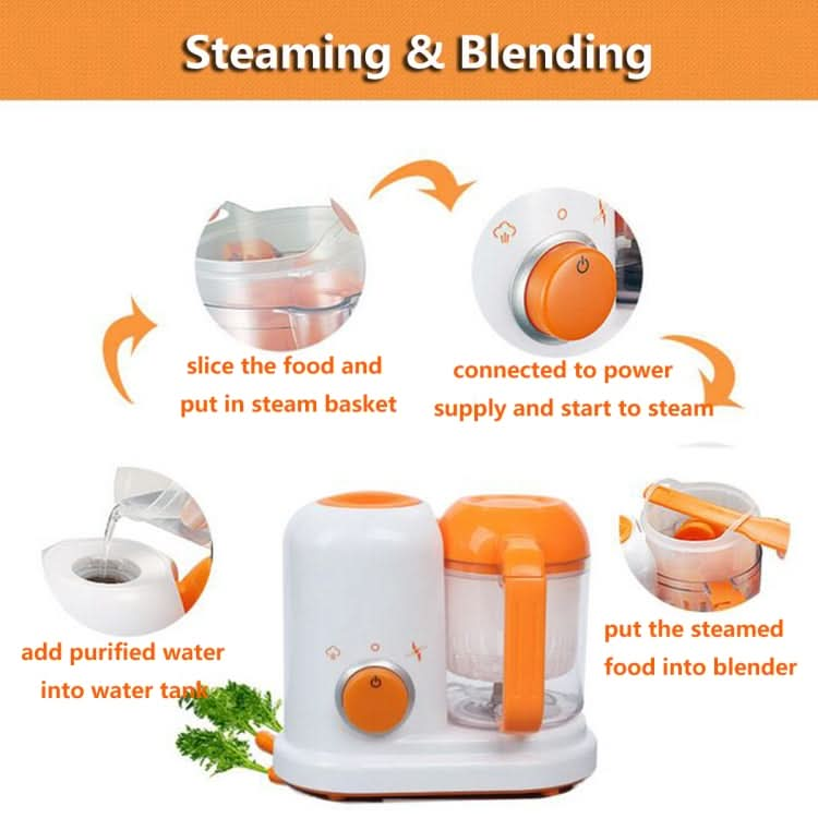 2 PCS Food Supplement Cooking Mixing One Multifunctional Electric Mini Baby Food Cooking Machine-Reluova