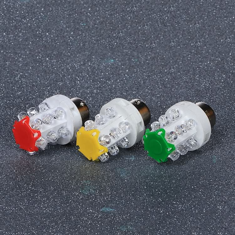 B15 15 LEDs Small Bulb LED Warning Light, Random Color Delivery Reluova