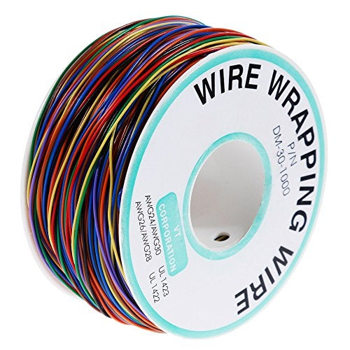 8 Colors 30AWG Wire Tinned Copper Solid PVC Insulation Wrapping Wire My Store