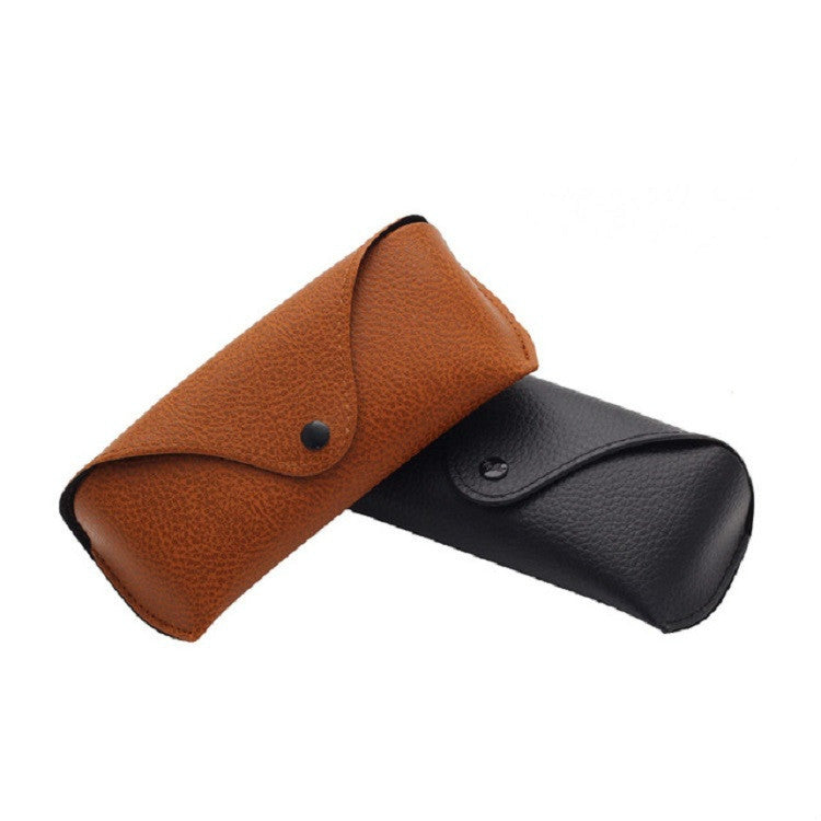 Portable Glasses Case Compression Litchi Texture Sunglasses Case Reluova