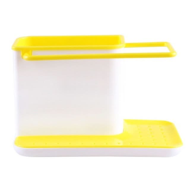 2 PCS Kitchen Sponge Organizer Stands Box Self Draining Sink Storage Rack-Reluova