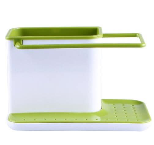 2 PCS Kitchen Sponge Organizer Stands Box Self Draining Sink Storage Rack - Reluova