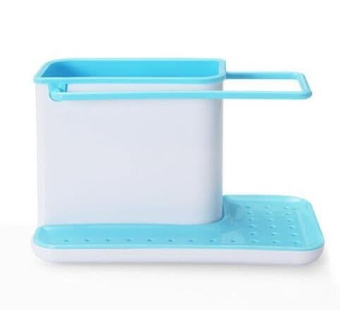 2 PCS Kitchen Sponge Organizer Stands Box Self Draining Sink Storage Rack - Reluova