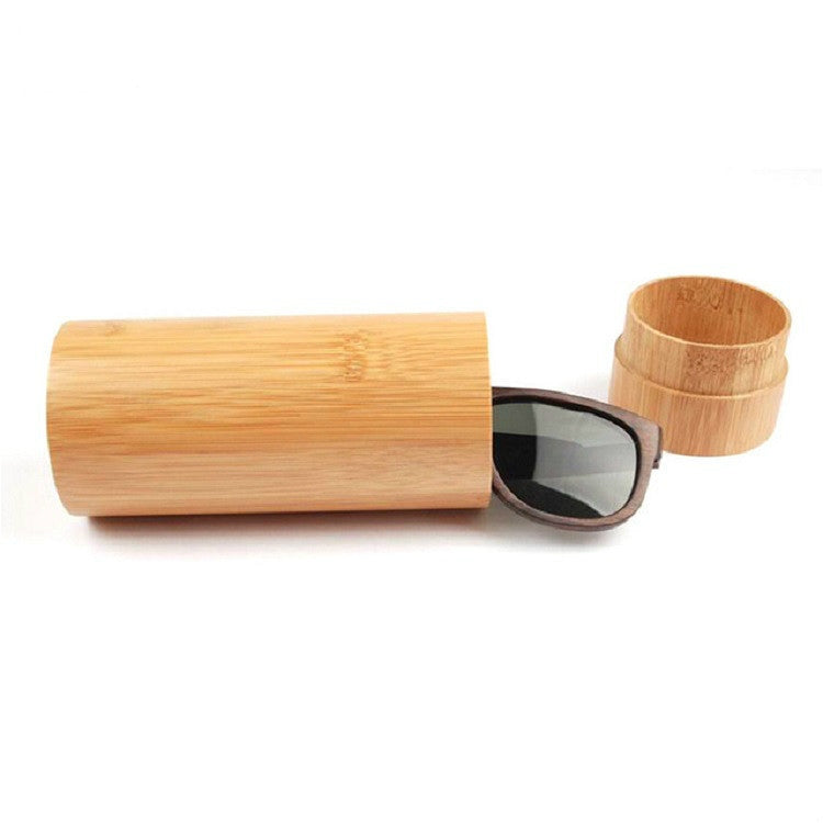 Bamboo Cylinder Glasses Case Bamboo Wooden Sunglasses Case Reluova