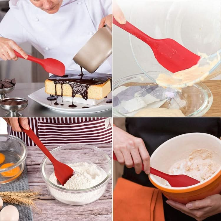 Kitchen Silicone Cream Cake Spatula Mixing Scraper Brush Butter Mixer Brushes Baking Tool Kitchenware - Reluova