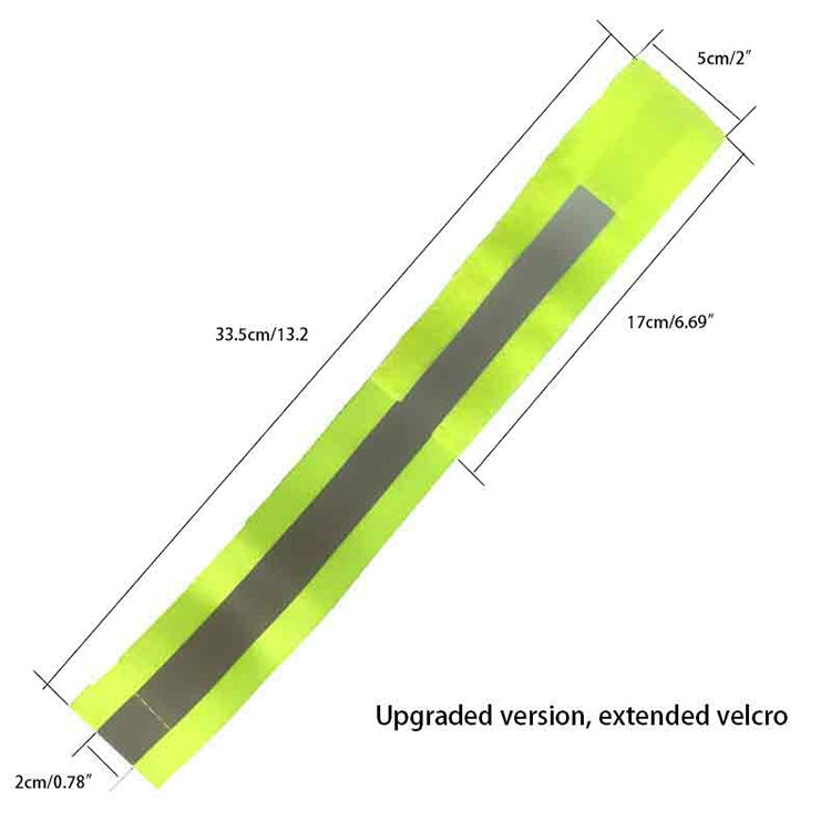 Reflective Band High Visibility Elastic Wristbands Outdoor Sports Running Cycling Night WarningWrist Band