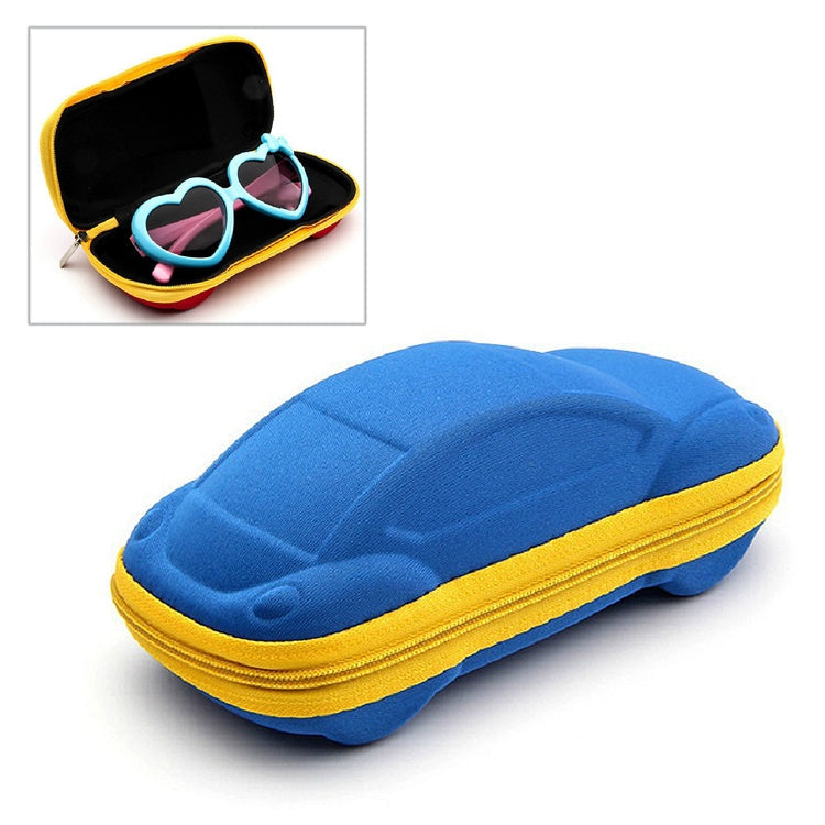 Car Shape EVA Glasses Case Children Portable Drop Resistant Glasses Case, Random Colors Delivery Reluova