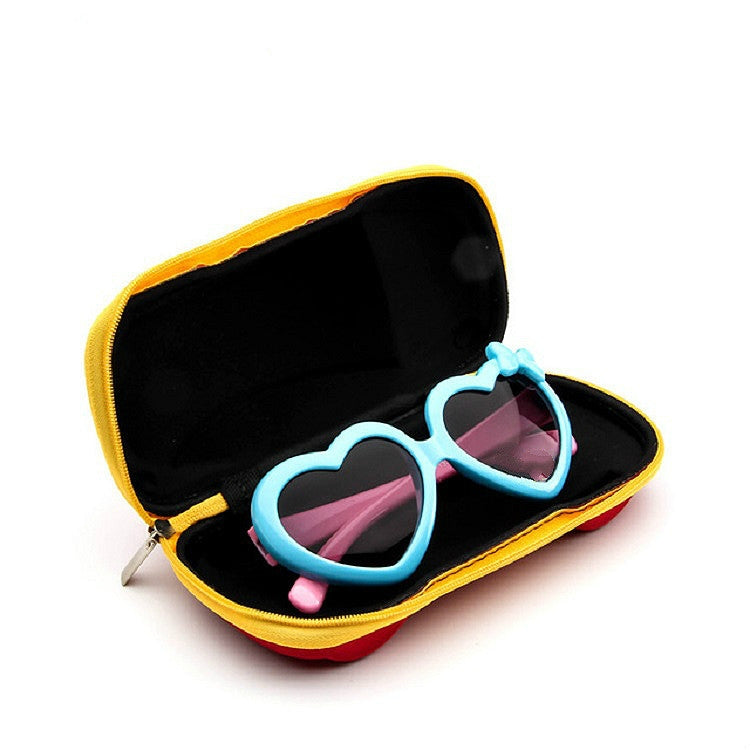 Car Shape EVA Glasses Case Children Portable Drop Resistant Glasses Case, Random Colors Delivery Reluova