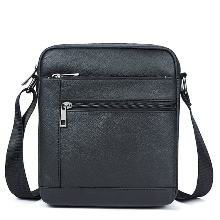 Men Genuine Leather Crossbody Bags Vertical Shoulder Bag Business Bag Reluova