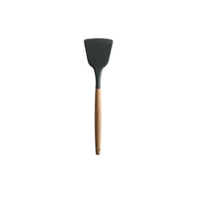 Silicone Wood Handle Spatula Heat-resistant Soup Spoon Non-stick Special Cooking Shovel Kitchen Tools - Reluova