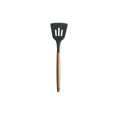 Silicone Wood Handle Spatula Heat-resistant Soup Spoon Non-stick Special Cooking Shovel Kitchen Tools - Reluova