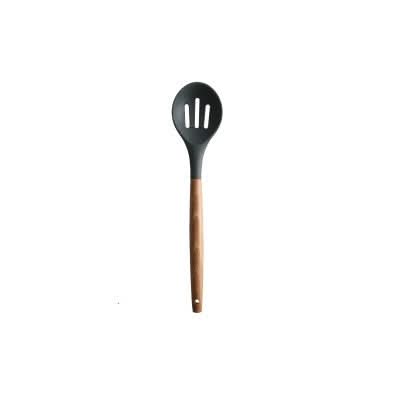 Silicone Wood Handle Spatula Heat-resistant Soup Spoon Non-stick Special Cooking Shovel Kitchen Tools - Reluova