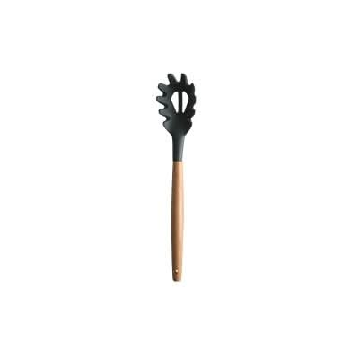 Silicone Wood Handle Spatula Heat-resistant Soup Spoon Non-stick Special Cooking Shovel Kitchen Tools - Reluova