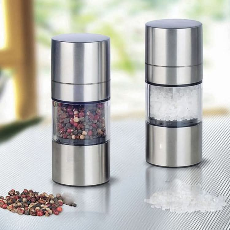 Manual Pepper Mill Stainless Steel Salt Grinder - Reluova