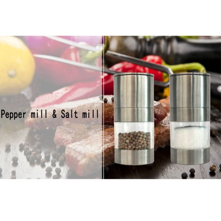 Manual Pepper Mill Stainless Steel Salt Grinder - Reluova