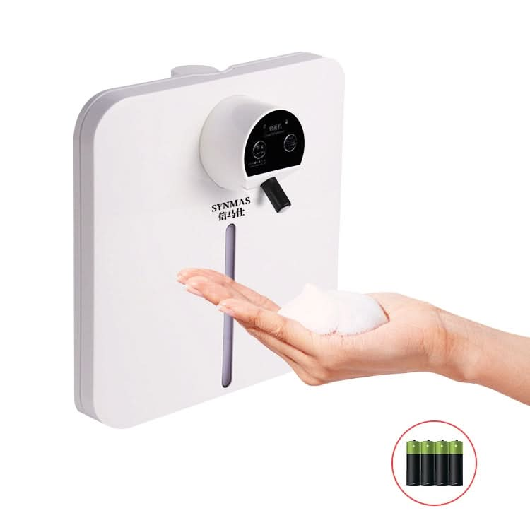 CRUCGRE Intelligent Automatic Induction Soap Dispenser Wall-mounted Foam Hand Washer Disinfector Alcohol Sprayer Reluova