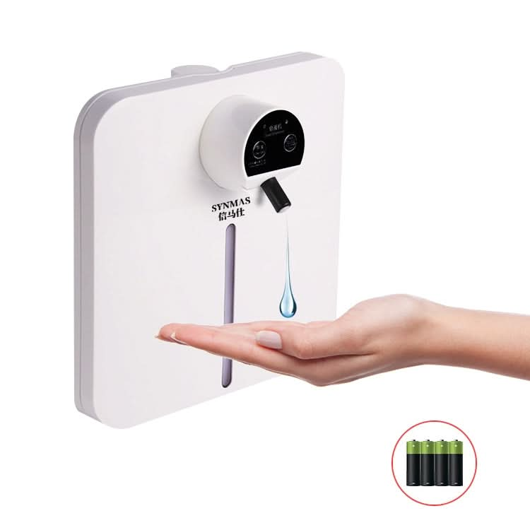 CRUCGRE Intelligent Automatic Induction Soap Dispenser Wall-mounted Foam Hand Washer Disinfector Alcohol Sprayer