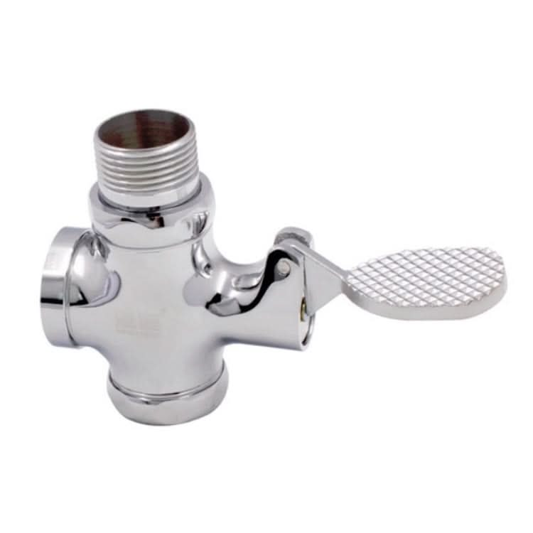 1 Inch Stool Flushing Valve Foot Pedal Urinal Delay Valve Squatting Toilet Flushing Valve