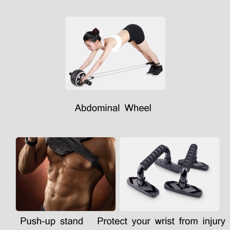 6 In 1 Abdominal Wheel Set Home Fitness Equipment Specifications: Reluova