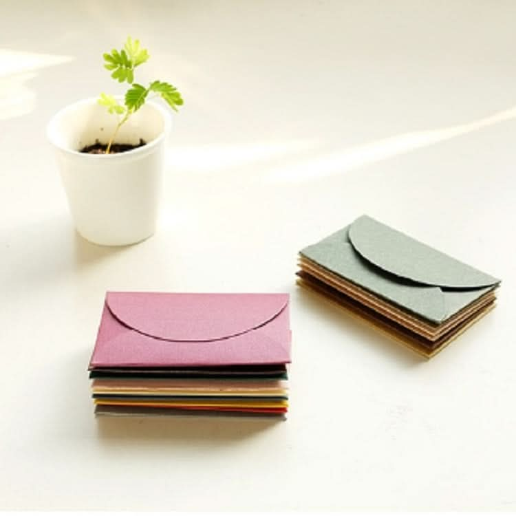 10 PCS Retro Chinese Style Romantic Mini Pearlescent Paper Envelopes Random Color Delivery - Reluova 