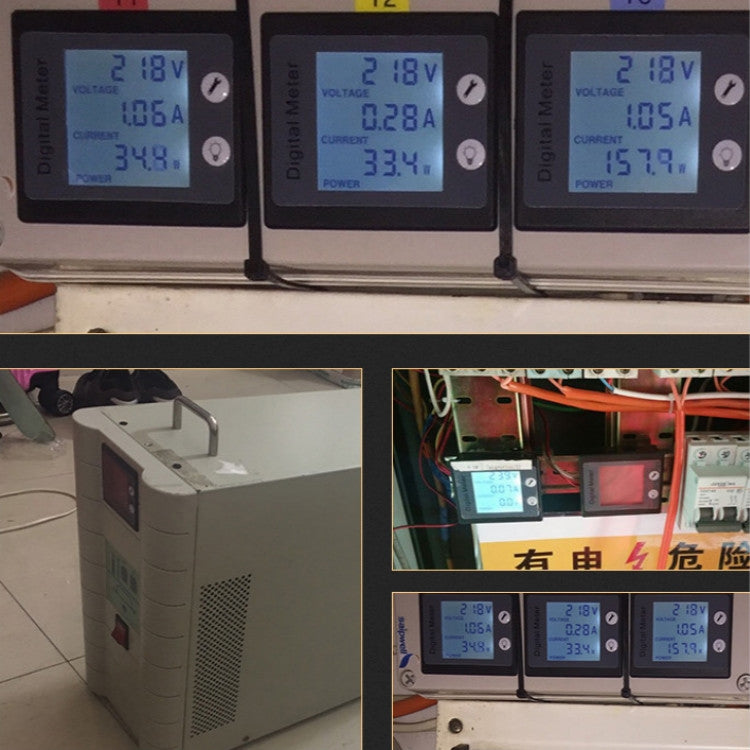 peacefair PZEM-011 AC Digital Display Multi-function Voltage and Current Meter Electrician Instrument Reluova