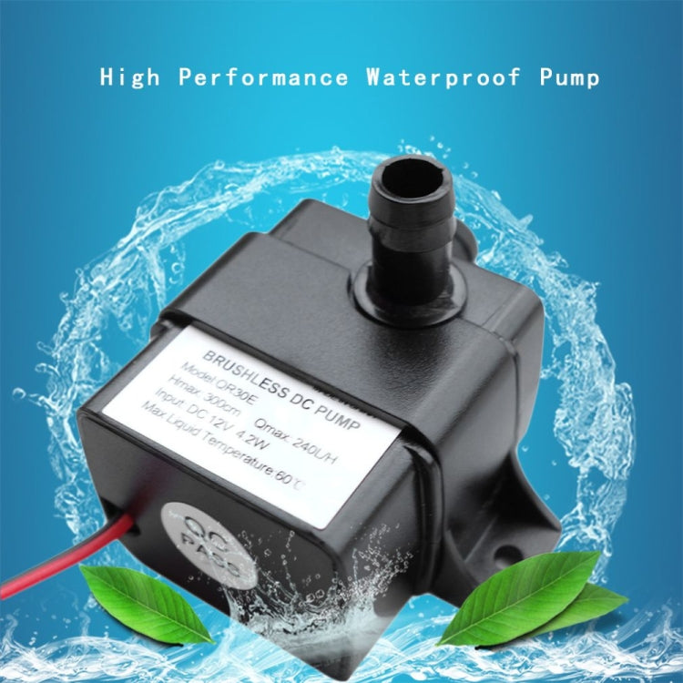 240L/H Ultra-quiet Flow Rate Waterproof Brushless Pump Mini Submersible Water Pump My Store