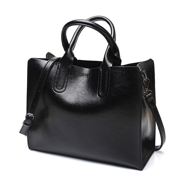 Leather Handbags Big Women Bag Casual Female Bags Trunk Tote Shoulder Bag Ladies Large Bolsos My Store