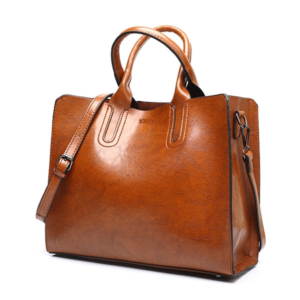 Leather Handbags Big Women Bag Casual Female Bags Trunk Tote Shoulder Bag Ladies Large Bolsos My Store