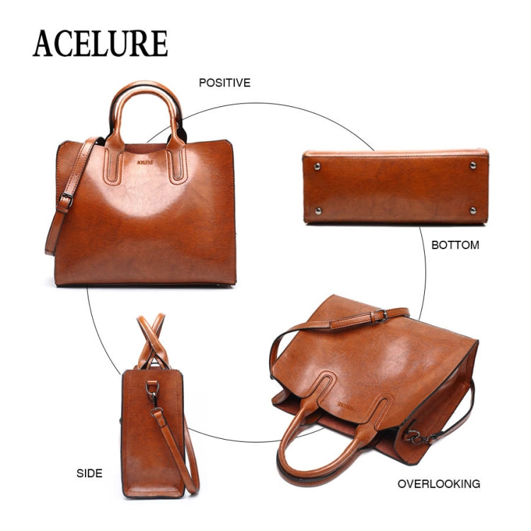 Leather Handbags Big Women Bag Casual Female Bags Trunk Tote Shoulder Bag Ladies Large Bolsos My Store