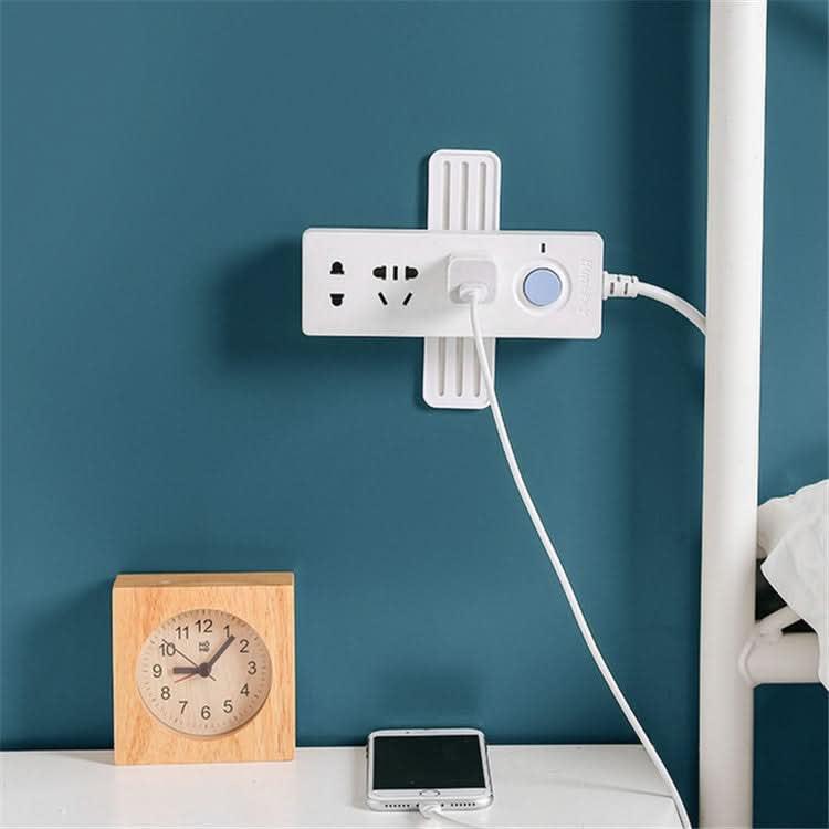 Household No-Punching Socket Holder Remote Control Wall-mounted Sticker Holder Reluova