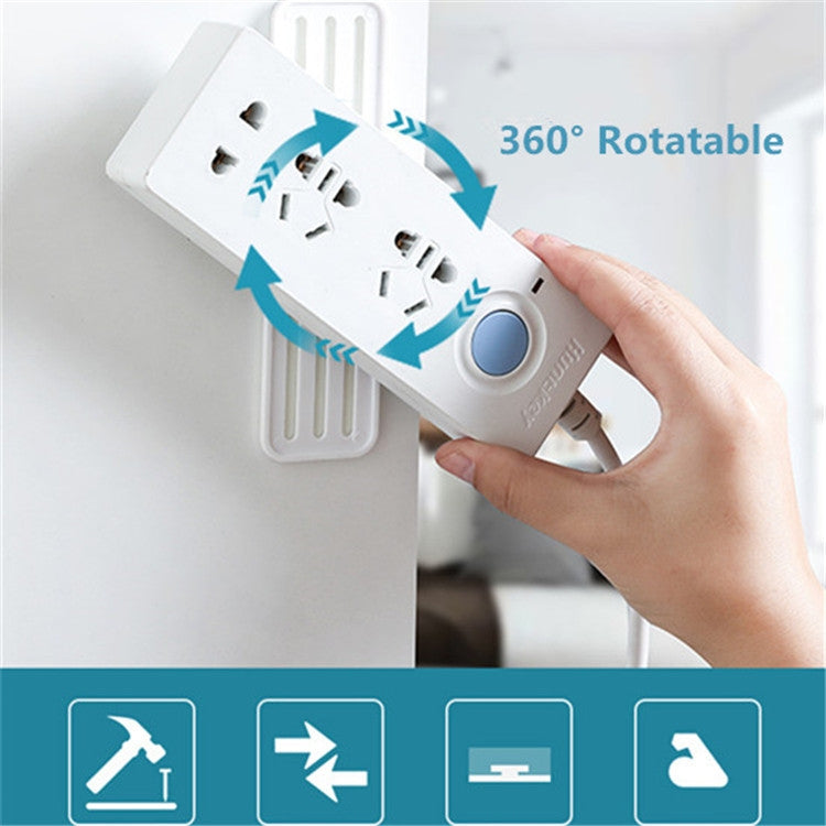 Household No-Punching Socket Holder Remote Control Wall-mounted Sticker Holder