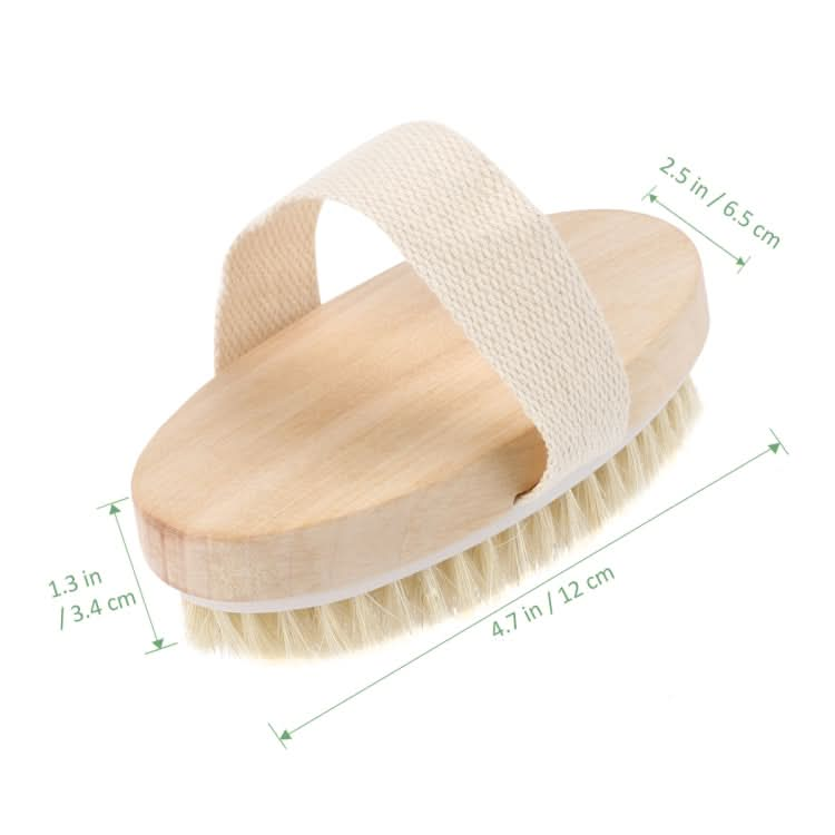 Soft Natural Bristle SPA Brush Without Handle