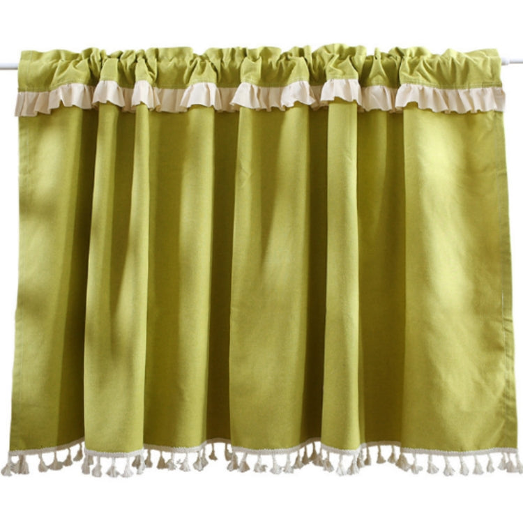 Short Fringed Half Curtain