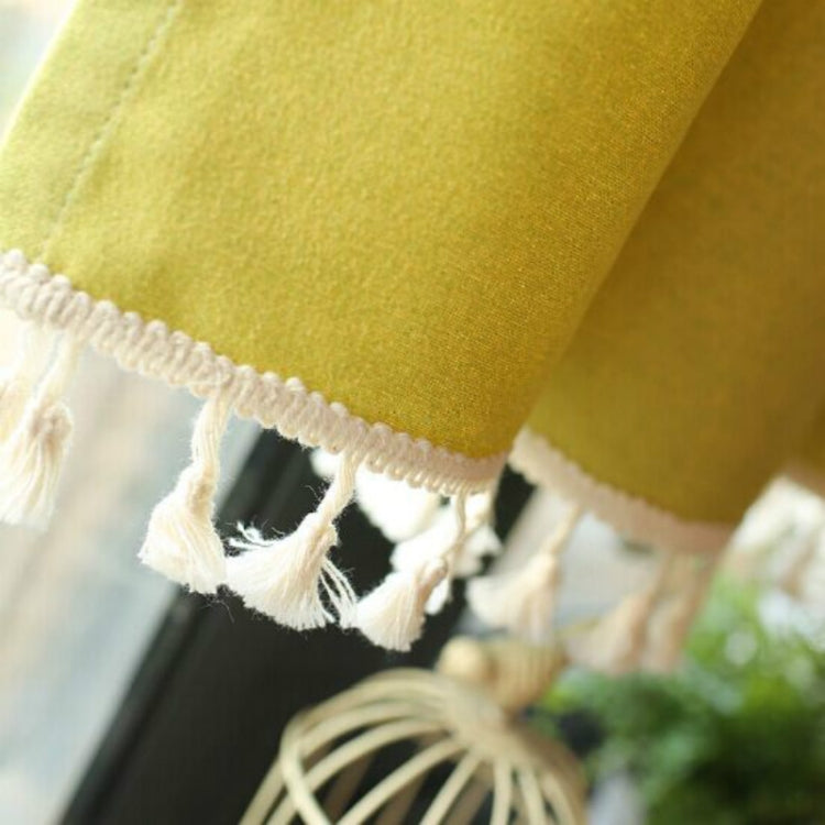 Short Fringed Half Curtain My Store