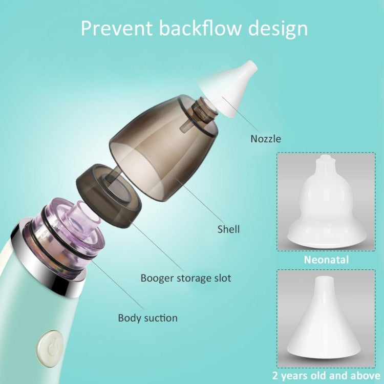 Baby Nasal Aspirator Electric Safe Hygienic Nose Cleaner With 2 Sizes Of Nose Tips And Oral Snot Sucker for Newborns Boy Girls My Store