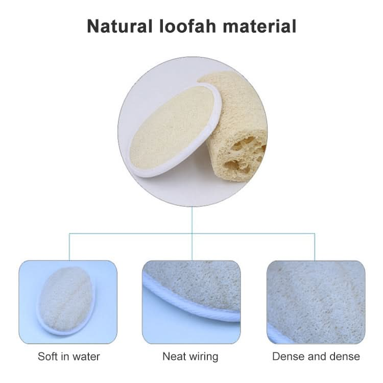 Natural Loofah Bath Shower Sponge Body Exfoliator Washing Pad Bath Brush