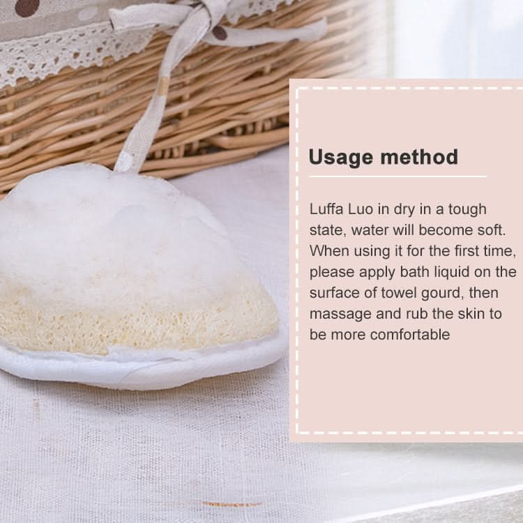 Natural Loofah Bath Shower Sponge Body Exfoliator Washing Pad Bath Brush