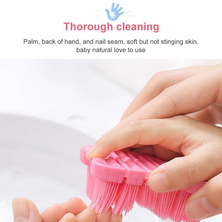 Creative Household Hand Washing Brush Massage Brush Nail Brush Household Cleaning Daily Necessities, Random Color Deilvery Reluova