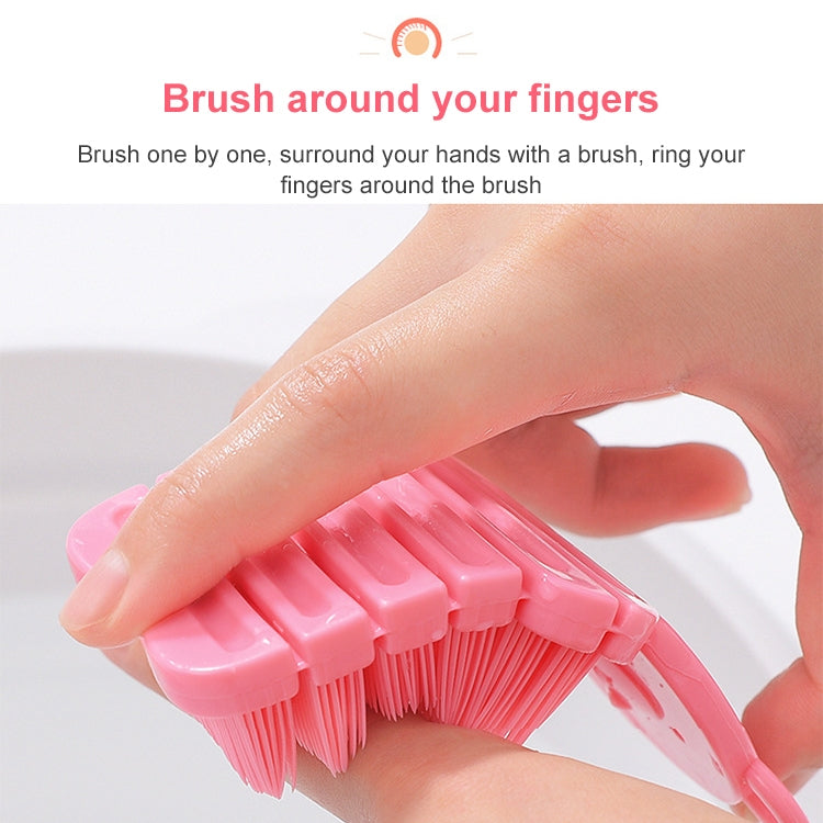 Creative Household Hand Washing Brush Massage Brush Nail Brush Household Cleaning Daily Necessities, Random Color Deilvery Reluova