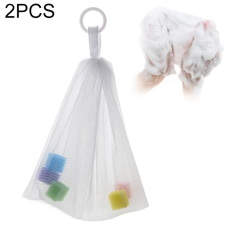 2 PCS Sponge Particle Foam Net Handmade Soap Foam Net-Reluova