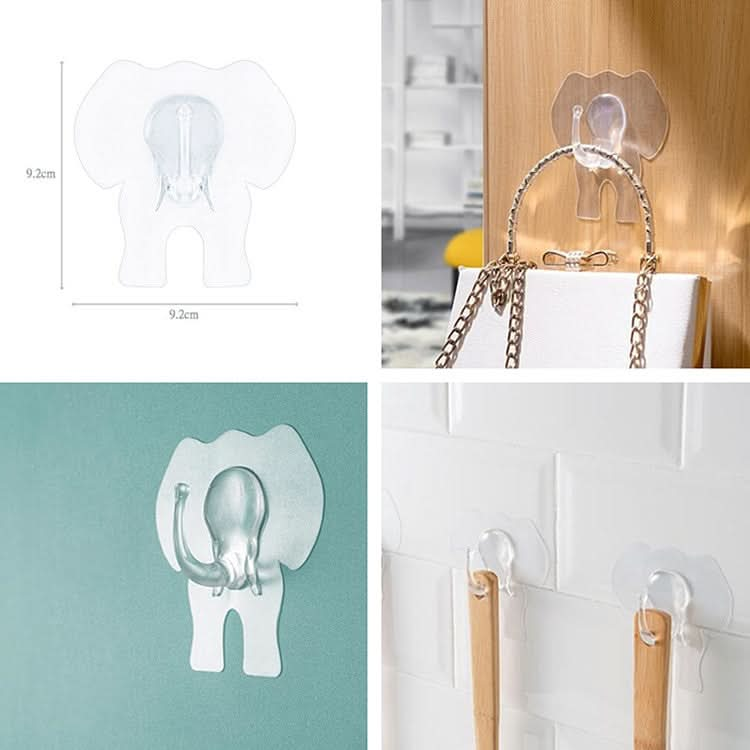 Creative Elephant Hook Kitchen Bathroom Waterproof Wall Hook Reluova