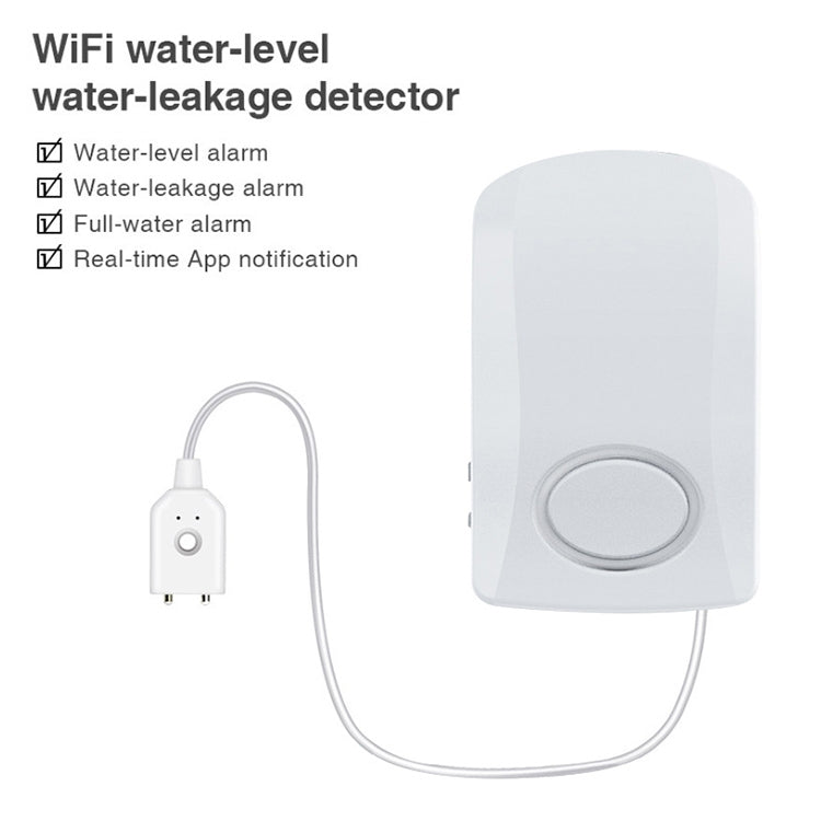 130dB Water Leakage Alarm Detector Sensor Detection Flood Alert Overflow Home Security Alarm System