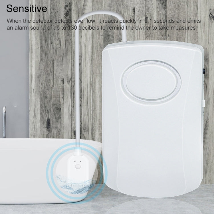 130dB Water Leakage Alarm Detector Sensor Detection Flood Alert Overflow Home Security Alarm System