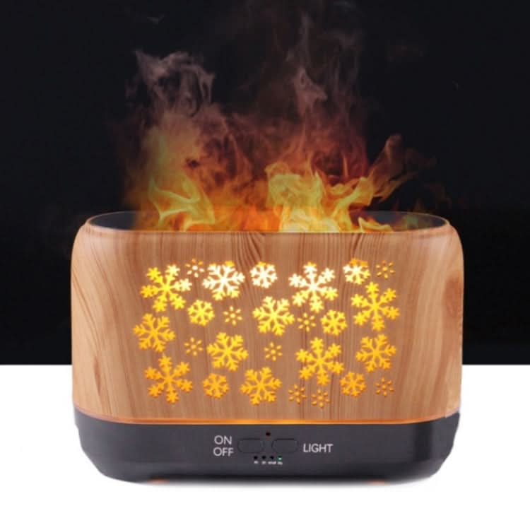 Home Colorful Simulation Flame Incense Smoked Lamp Humidifier