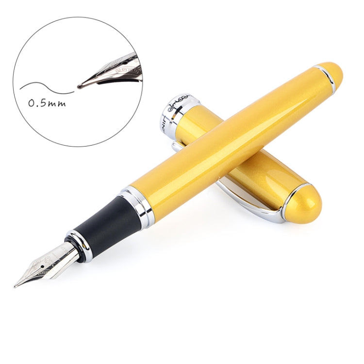 X750 Stationery Stainless Steel Fountain Pen Medium Nib Ink Pens School Oiifice Gift