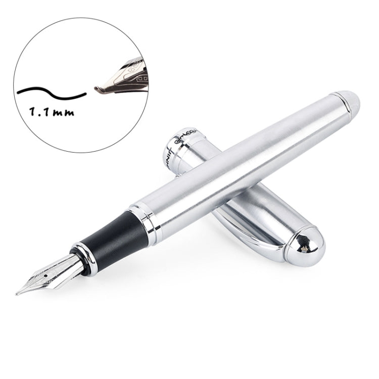 X750 Stationery Stainless Steel Fountain Pen Medium Nib Ink Pens School Oiifice Gift